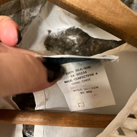 Vintage 100% Silk Blouse - Picture 5 of 6